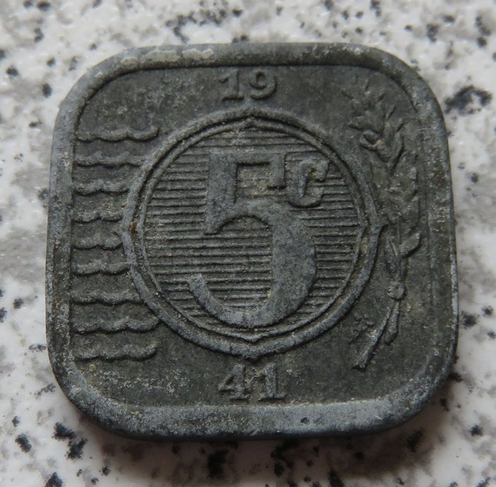  Niederlande 5 Cents 1941   