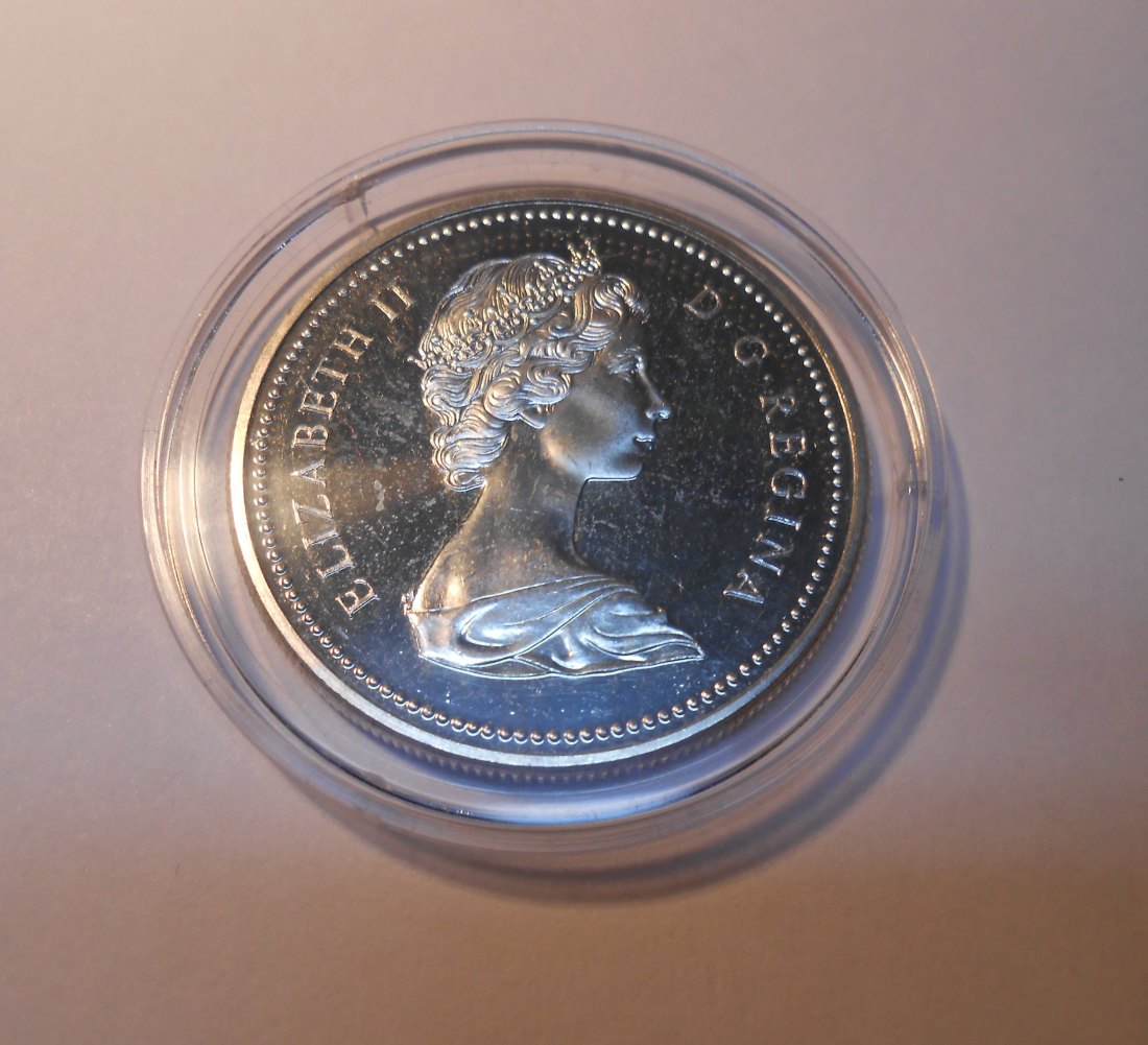  14. Kanada 1 Dollar 1971 KM# 80, Silber 500, Gedenkmünze   