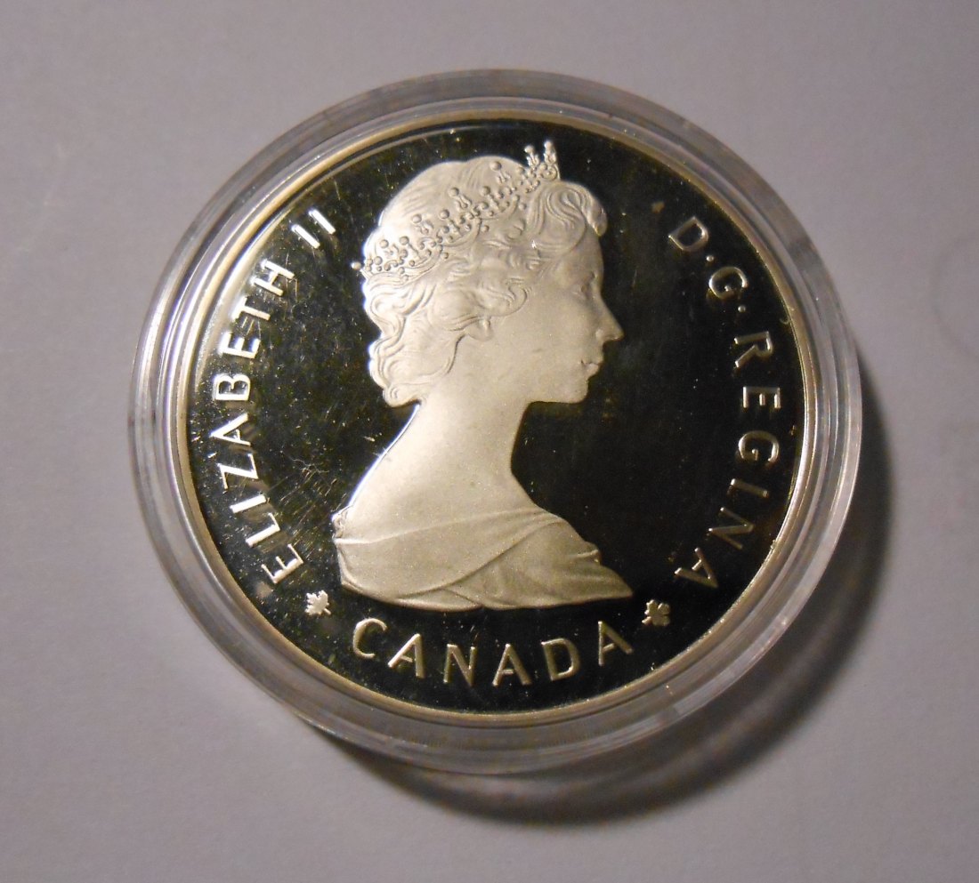  16. Kanada 1 Dollar 1985 KM# 143, Silber 500,  Sammlermünze   