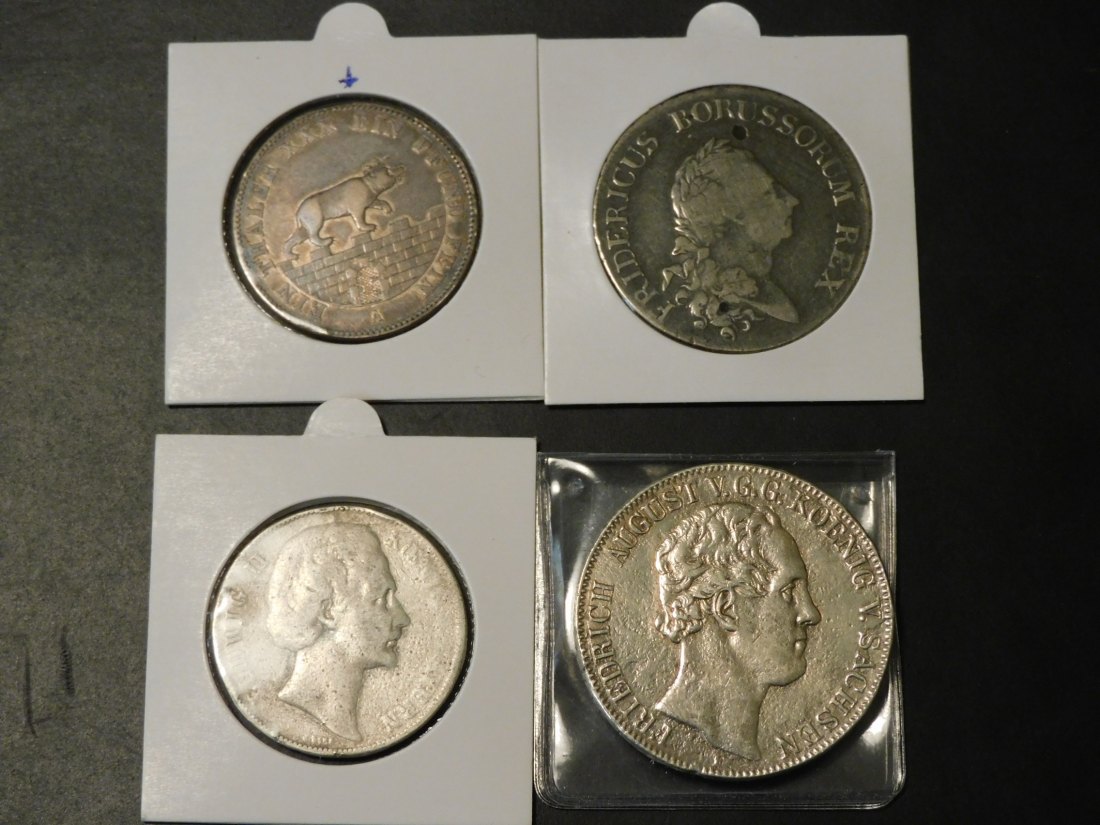  GERMANY 4 THALER COINS.GRADE-PLEASE SEE PHOTOS AND READ BELOW.   