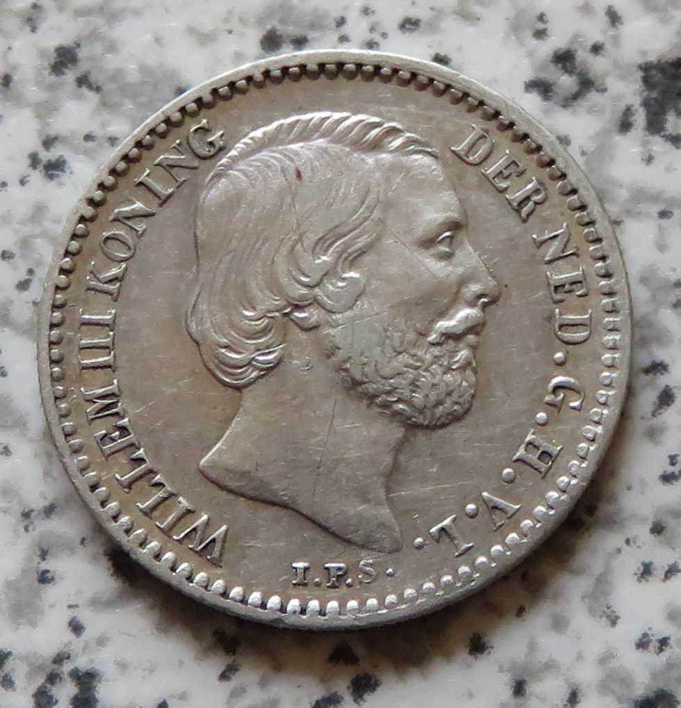  Niederlande 10 Cents 1863   