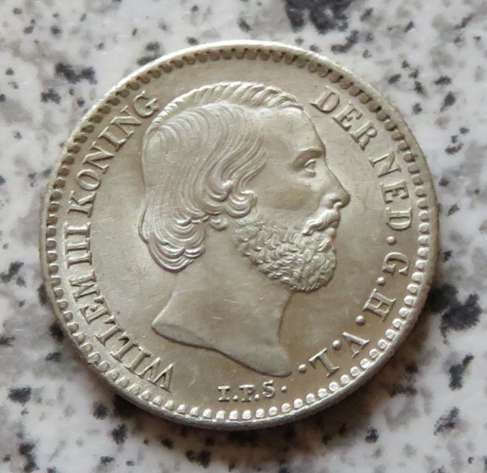  Niederlande 10 Cents 1881, Erhaltung   