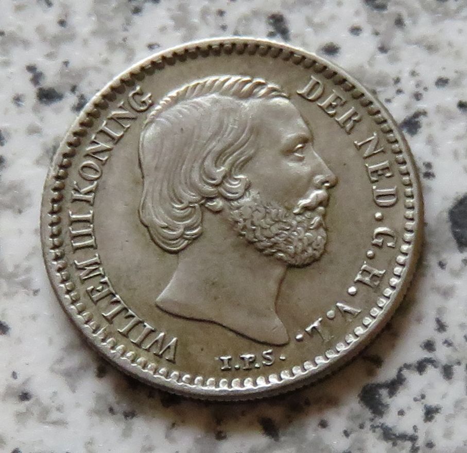  Niederlande 10 Cents 1887, besser   