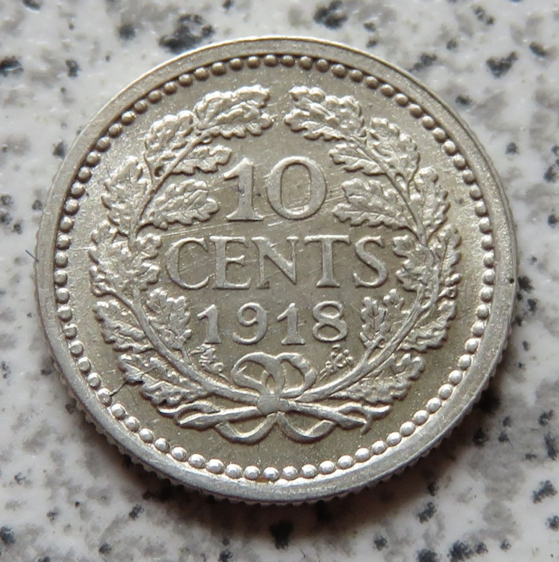  Niederlande 10 Cents 1918   