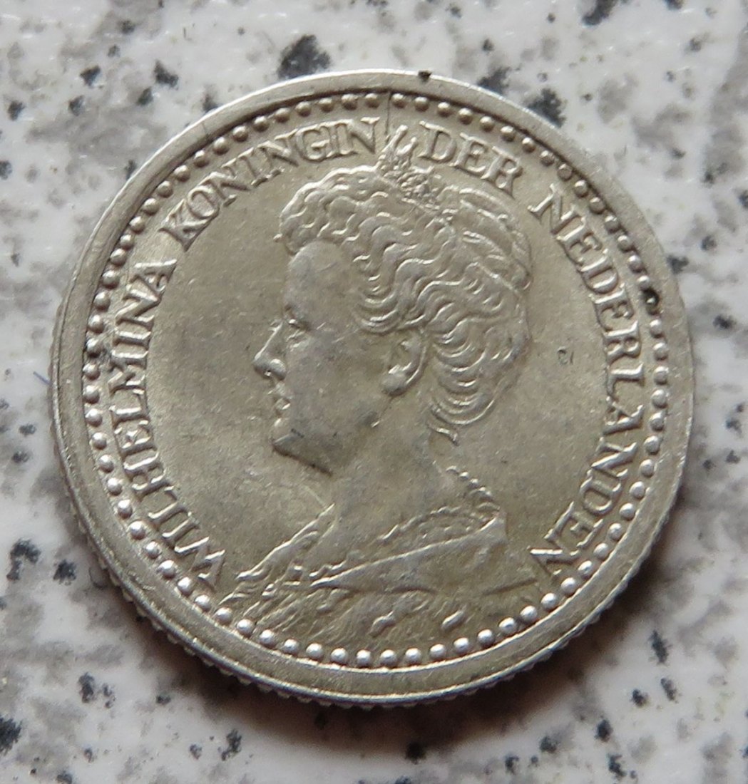  Niederlande 10 Cents 1918   