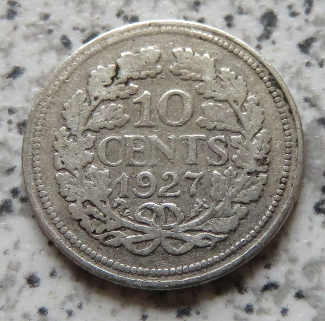  Niederlande 10 Cents 1927   