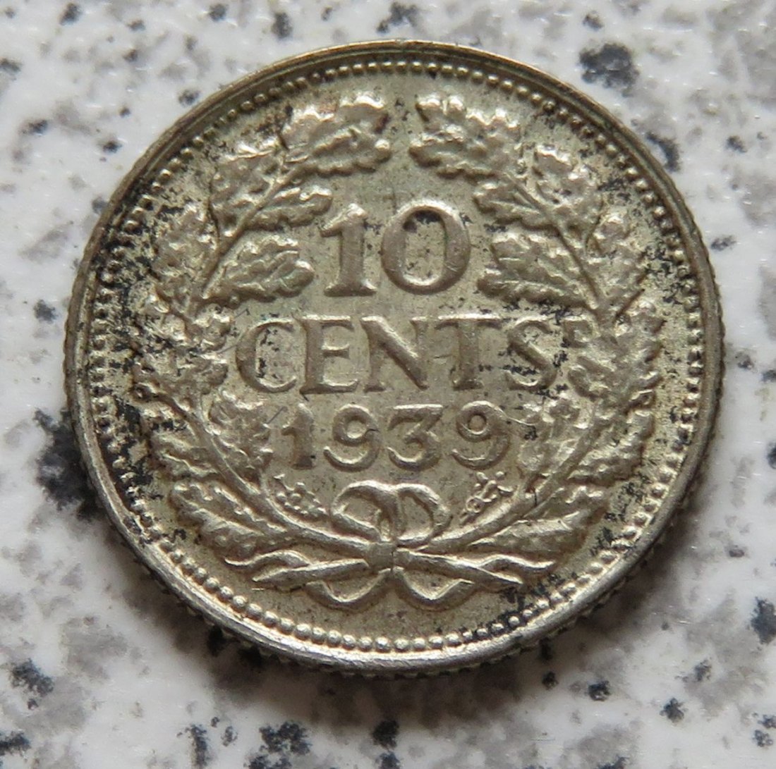  Niederlande 10 Cents 1939   