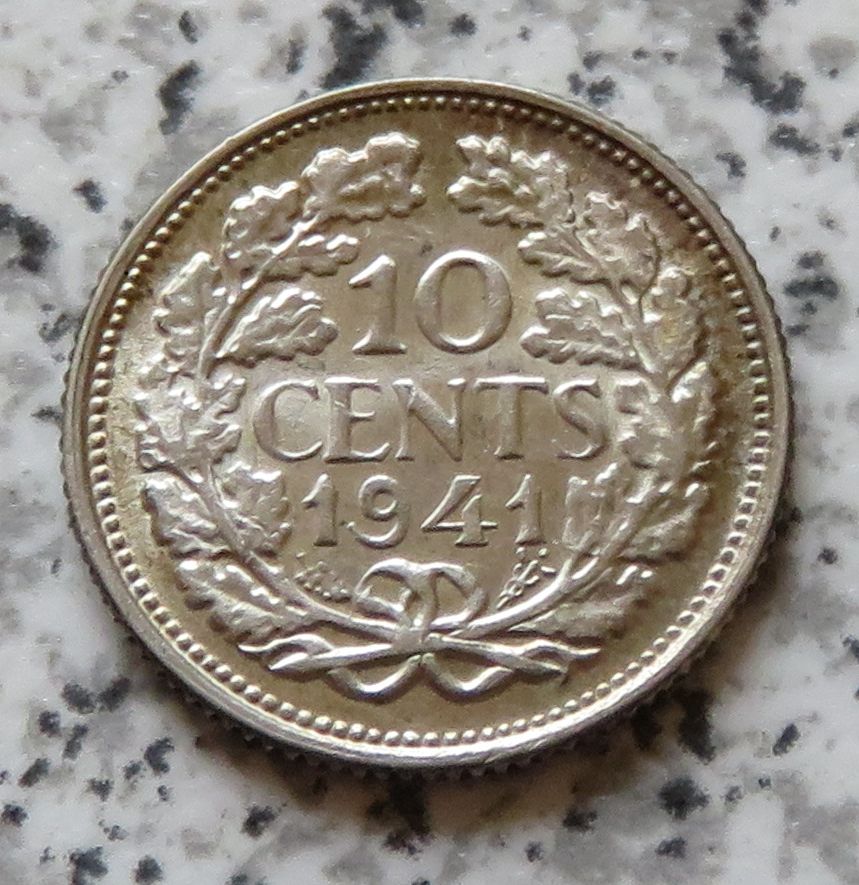  Niederlande 10 Cents 1941   