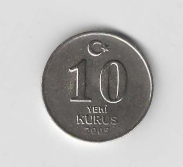  10 Kurus Türkei 2005 (N266)   