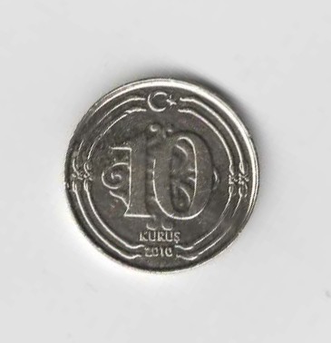  10 Kurus Türkei 2010 (N267)   