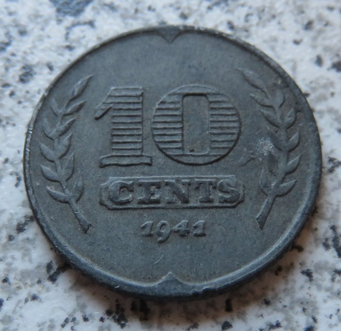  Niederlande 10 Cents 1941   