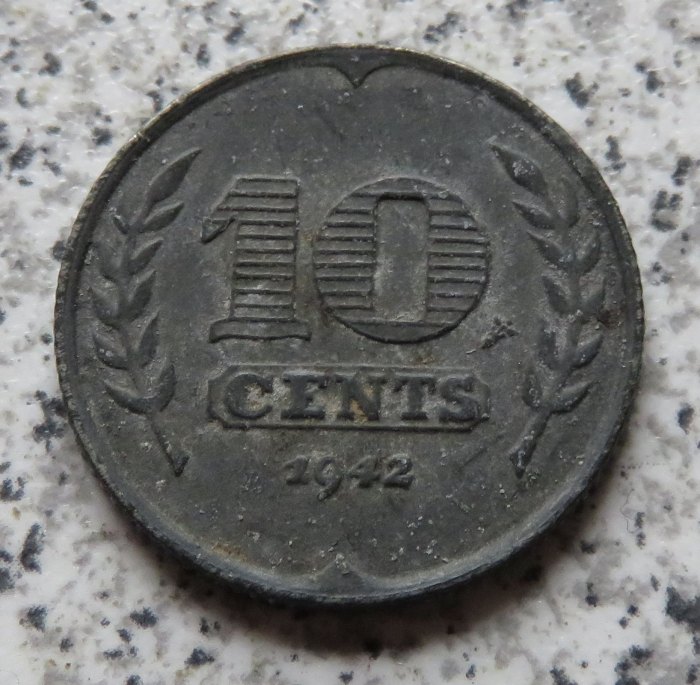  Niederlande 10 Cents 1942   