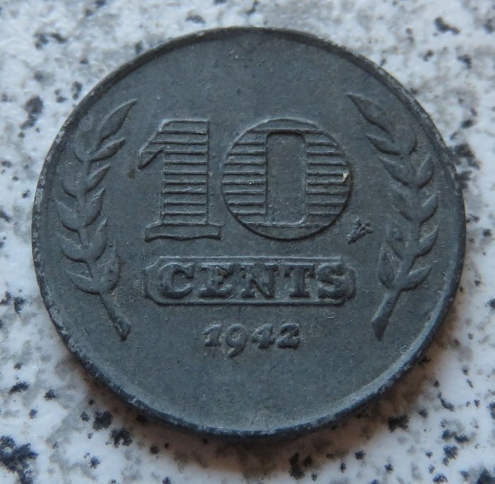  Niederlande 10 Cents 1942   