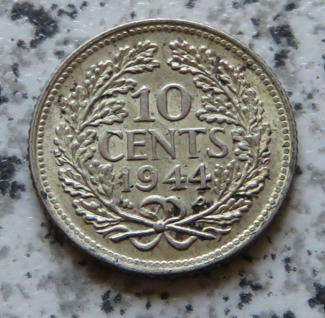  Niederlande 10 Cents 1944 P   