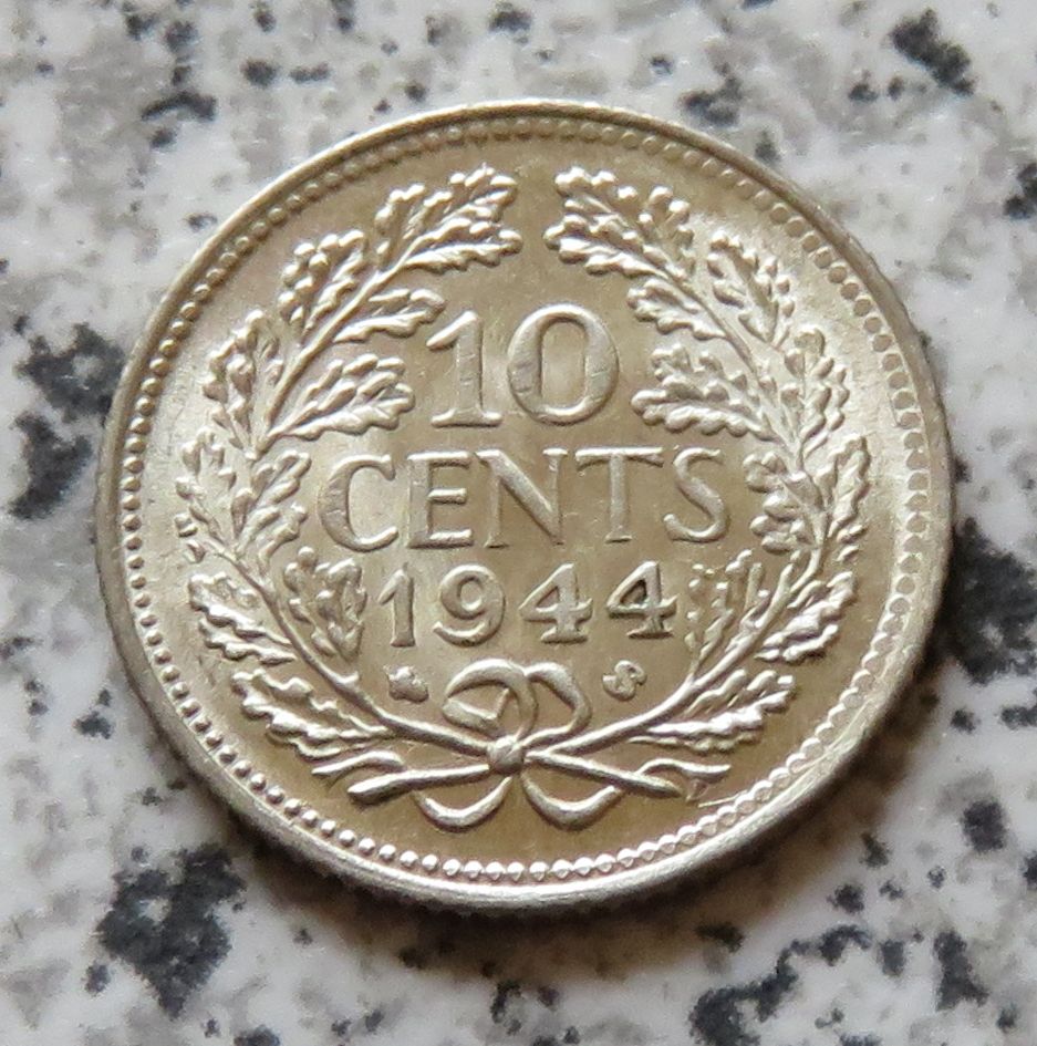  Niederlande 10 Cents 1944 S   