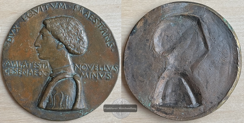  Medaille Bronze Domenico Novello Malatesta FM-Frankfurt   