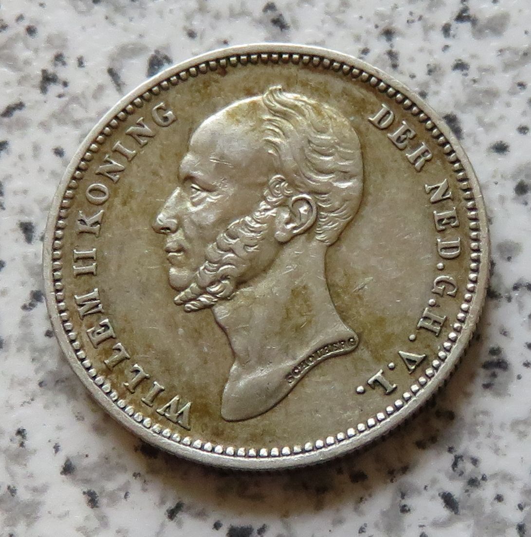  Niederlande 25 Cents 1848.   