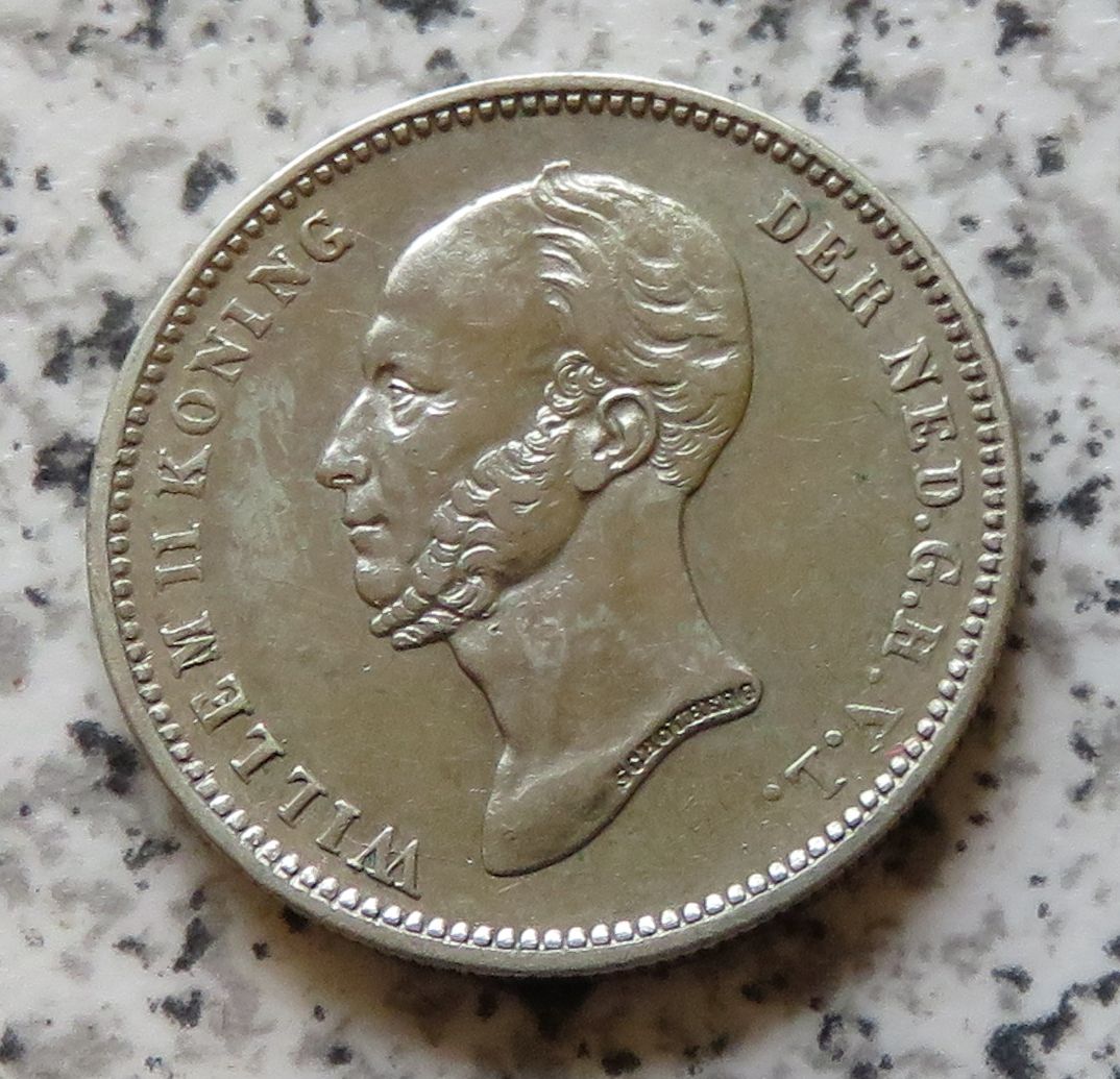  Niederlande 25 Cents 1849.   