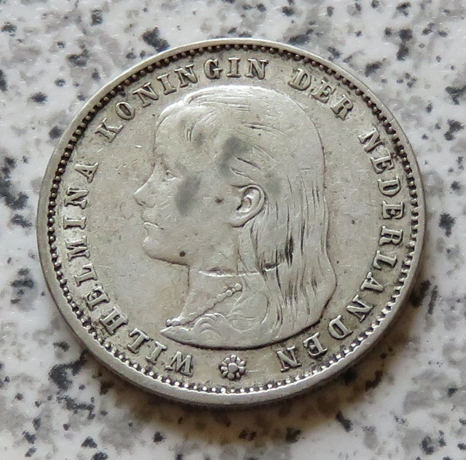  Niederlande 25 Cents 1893   