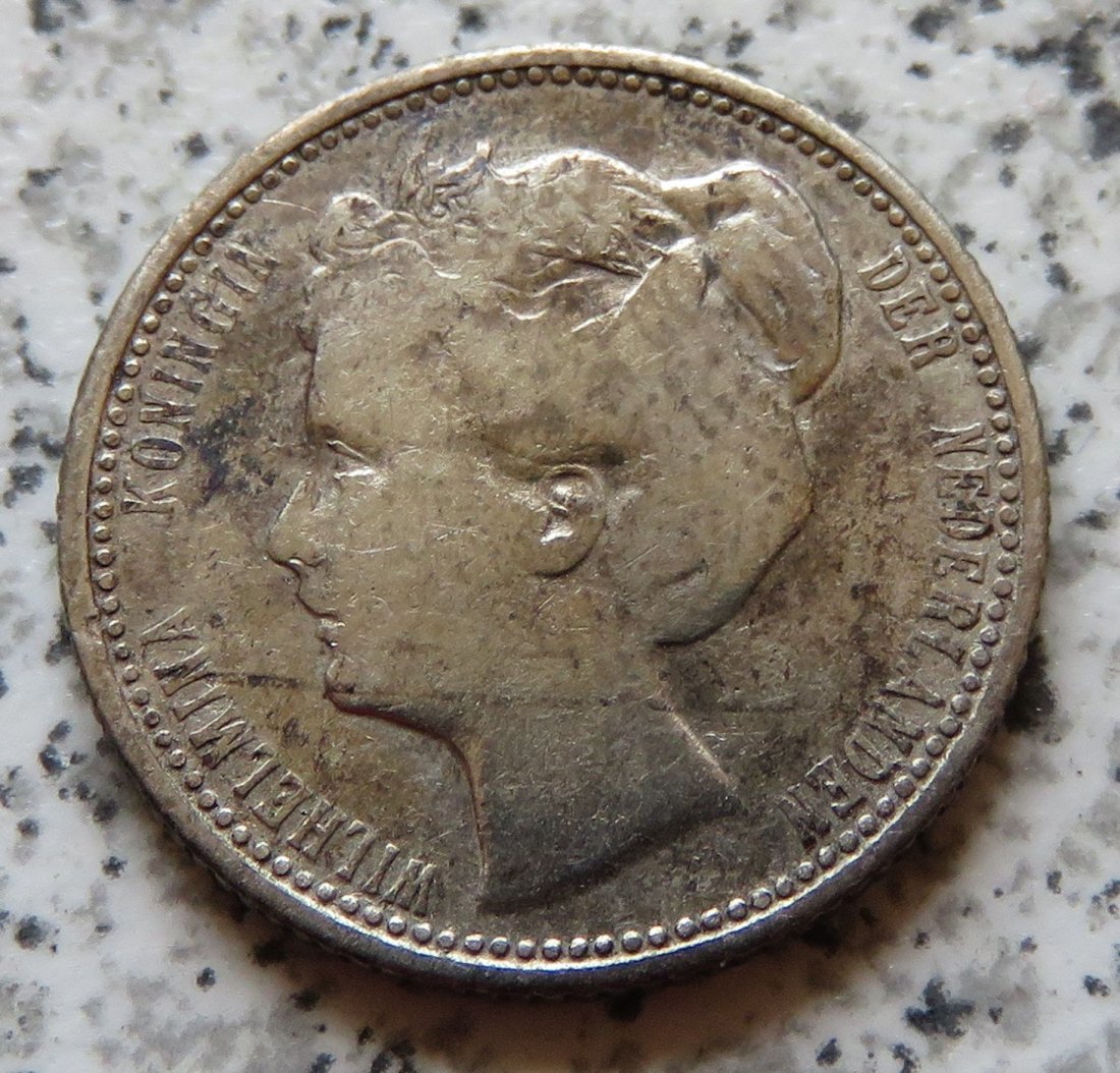  Niederlande 25 Cents 1906   