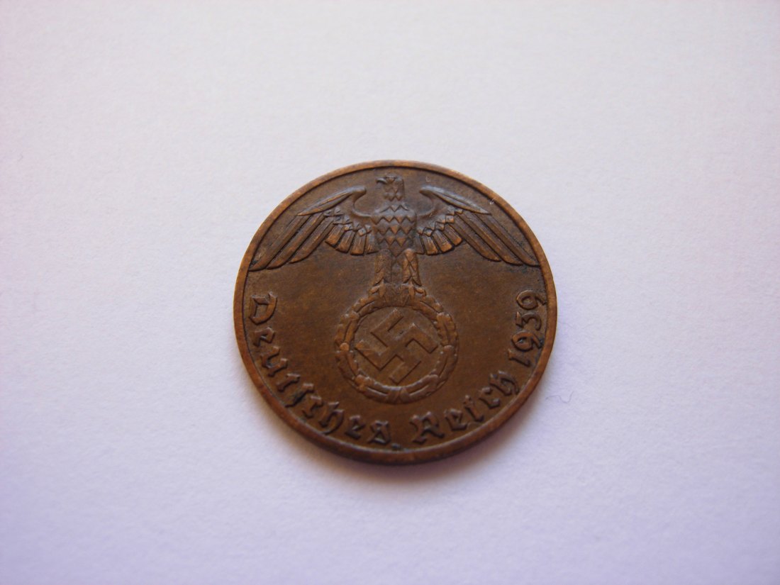  1 Reichspfennig 1939 J   