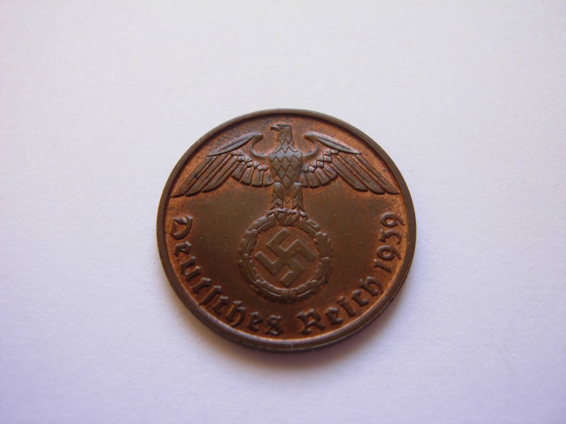  2 Reichspfennig 1939 B   