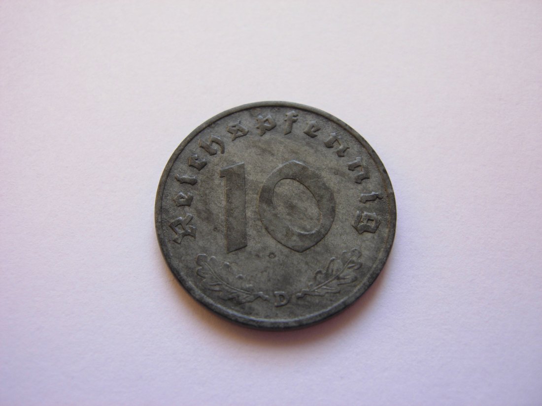  10 Reichspfennig 1941 D   