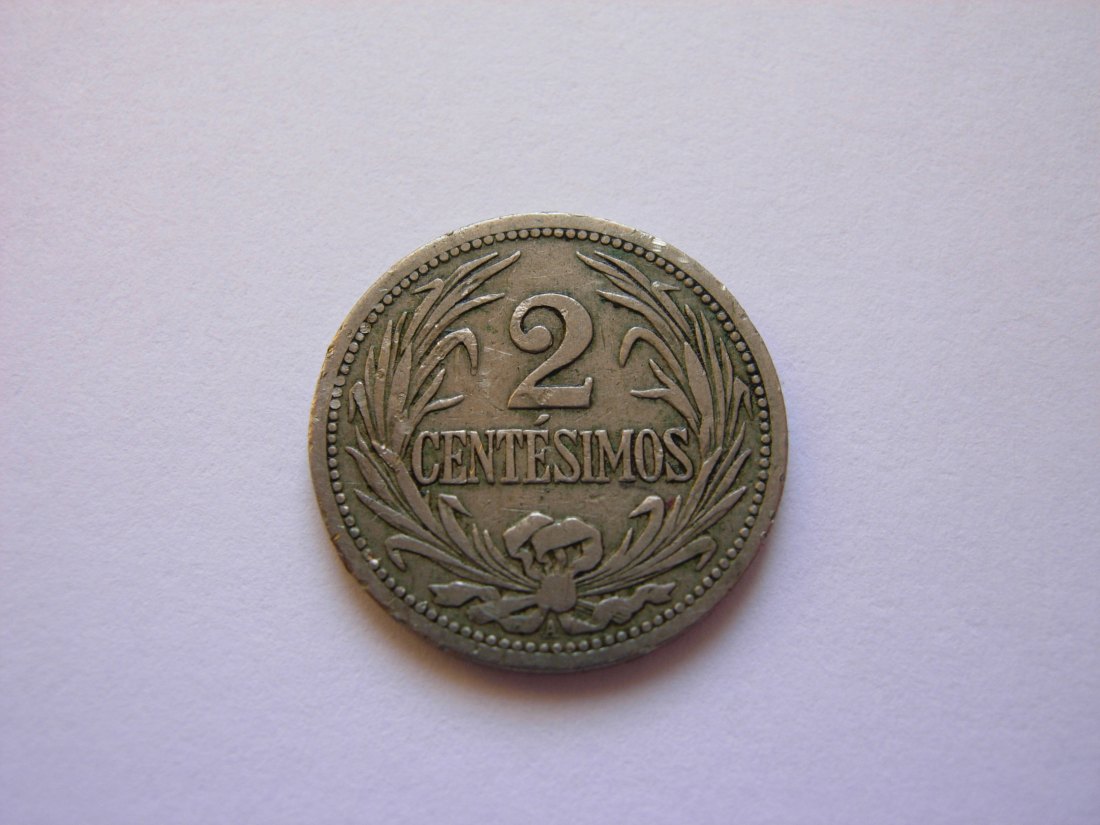  2 Centésimos 1909   