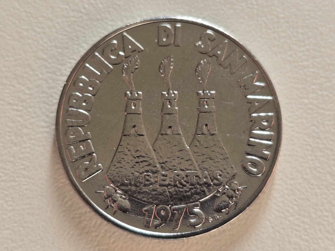  San Marino 50 Lire 1975 STG   