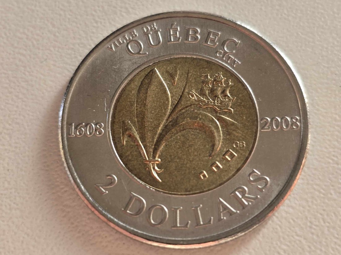  Kanada 2 Dollars 1998 - 400 Jahre Quebec City VZ   