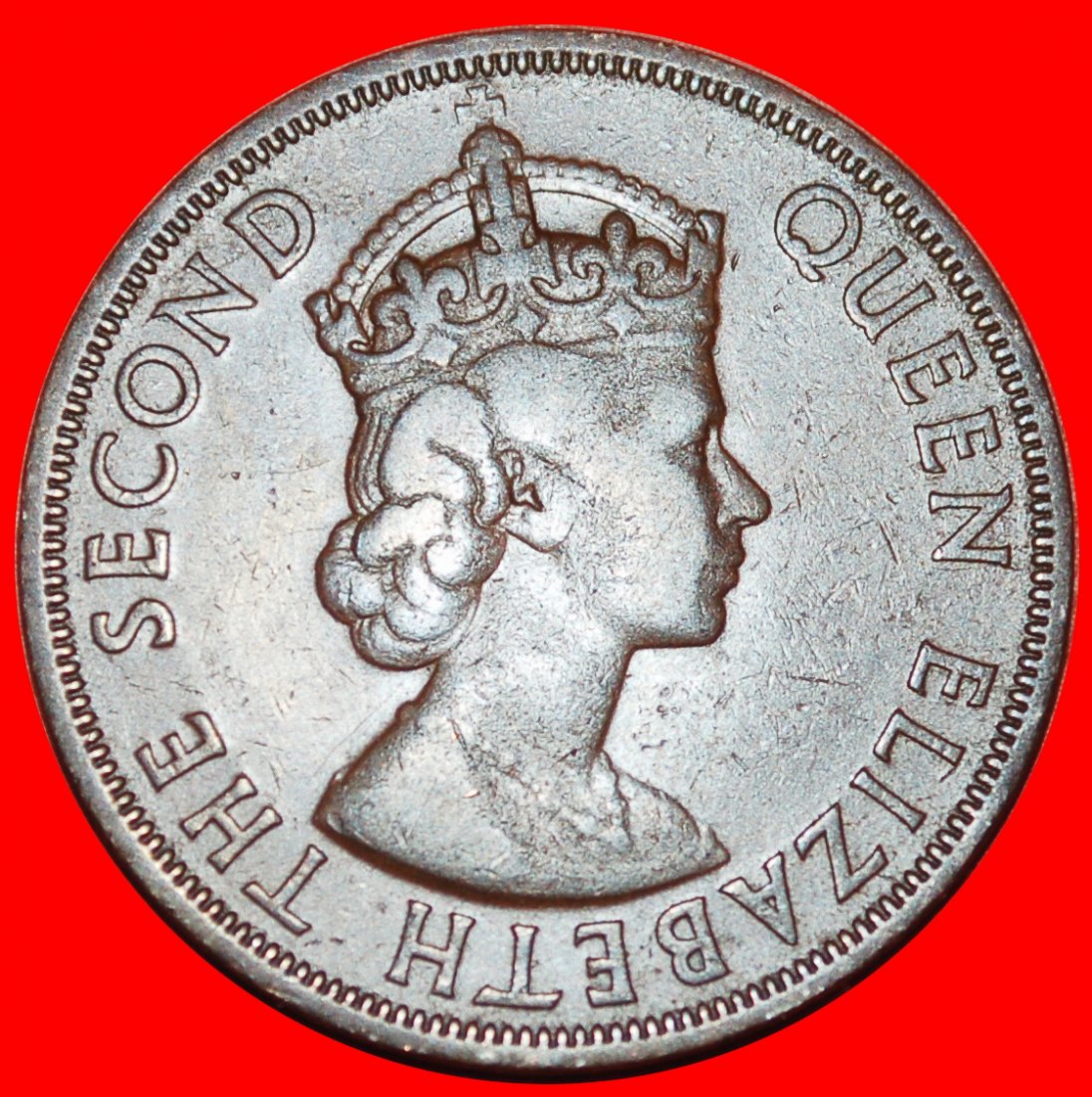  Ⰶ GREAT BRITAIN (1955-1965): CARIBBEAN★2 CENTS 1957! ELIZABETH II (1953-2022)★LOW START★ NO RESERVE!   