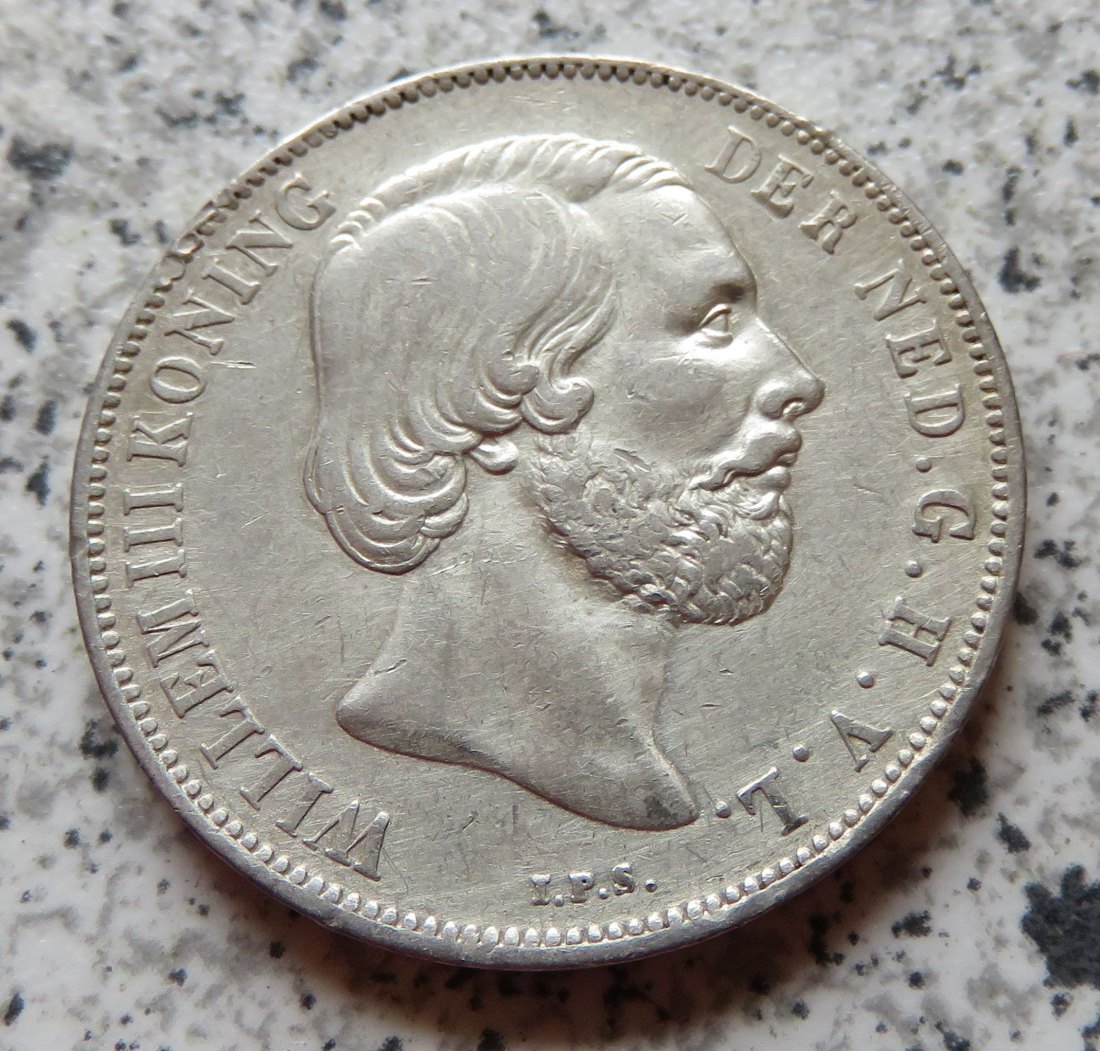  Niederlande 1 Gulden 1863   