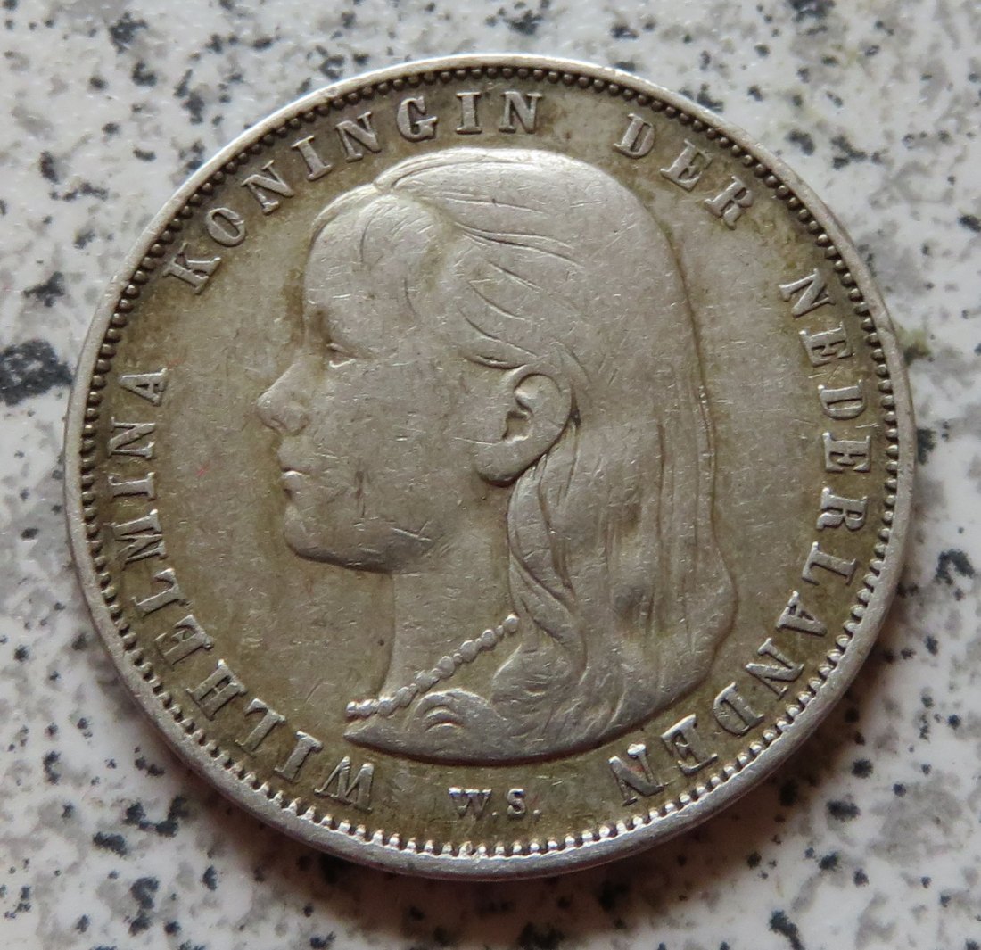  Niederlande 1 Gulden 1892   