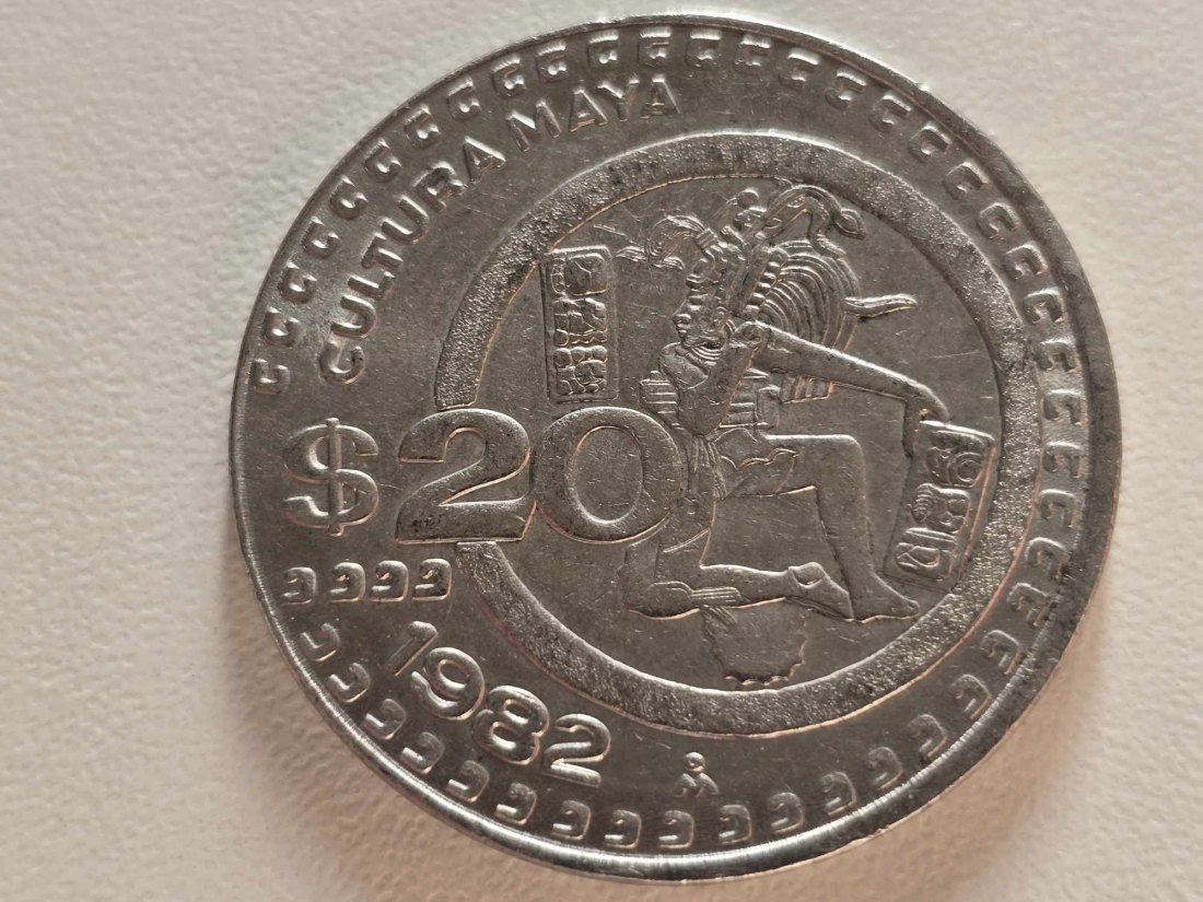  Mexico 20 Pesos 1982 Umlauf   