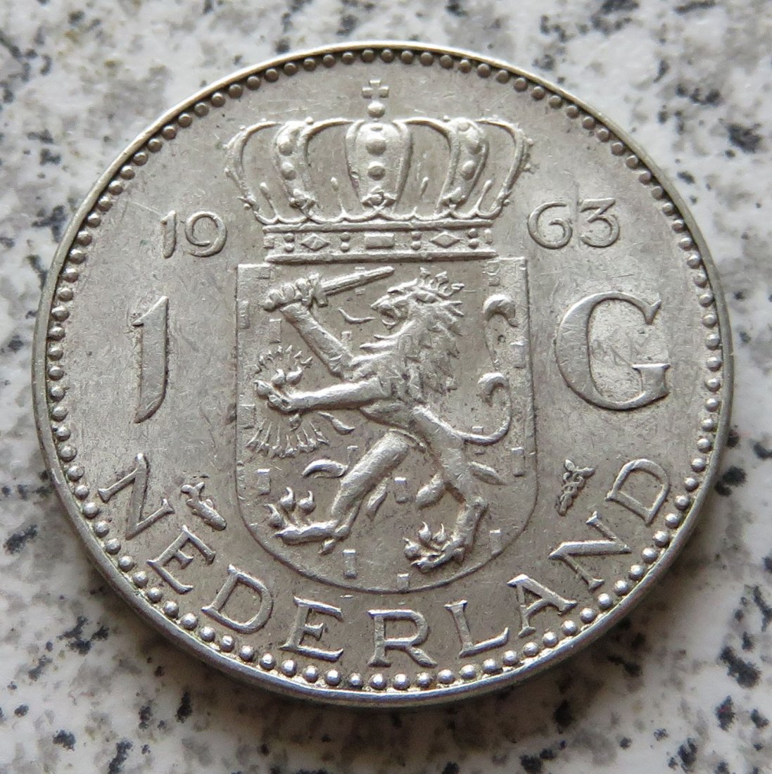  Niederlande 1 Gulden 1963   