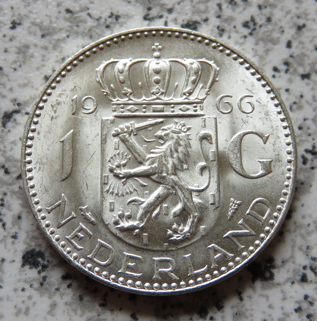  Niederlande 1 Gulden 1966   