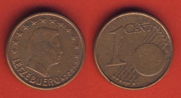  Luxemburg 1 Cent 2004   