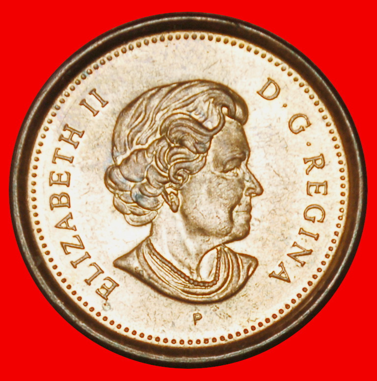  Ⰶ OHNE KRONE (2003-2006): KANADA ★ 1 CENT 2005P! ELISABETH II. (1953-2022) STG STEMP★OHNE VORBEHALT!   