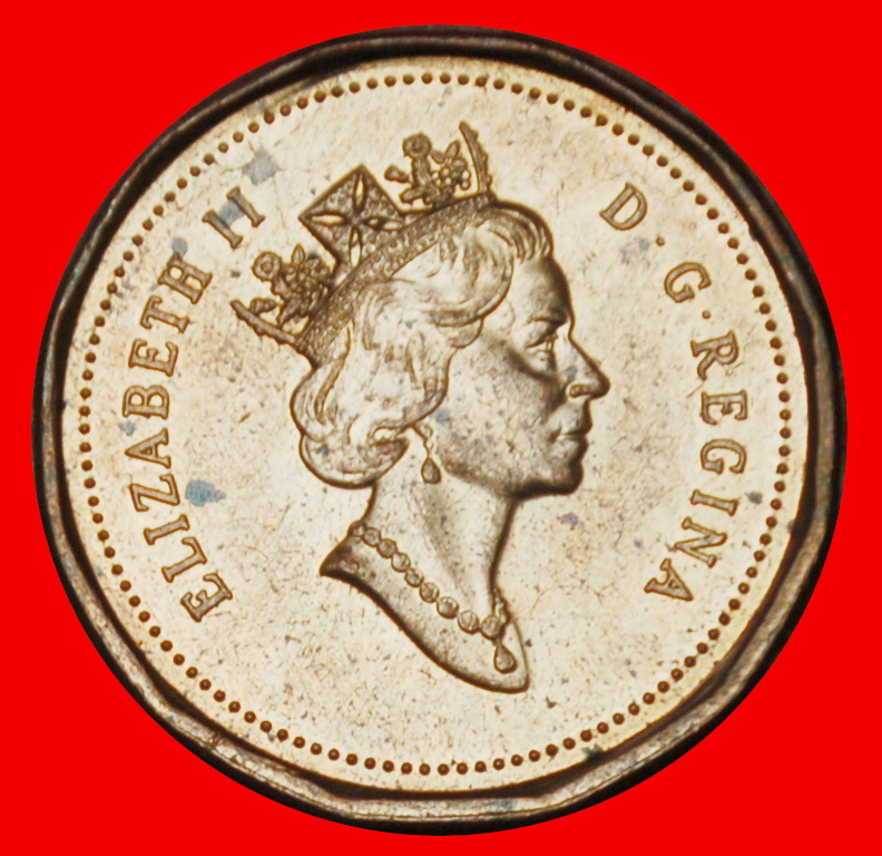  Ⰶ KRONE (1990-1996): KANADA ★1 CENT 1993! ELISABETH II. (1953-2022) STG STEMPELGLANZ★OHNE VORBEHALT!   