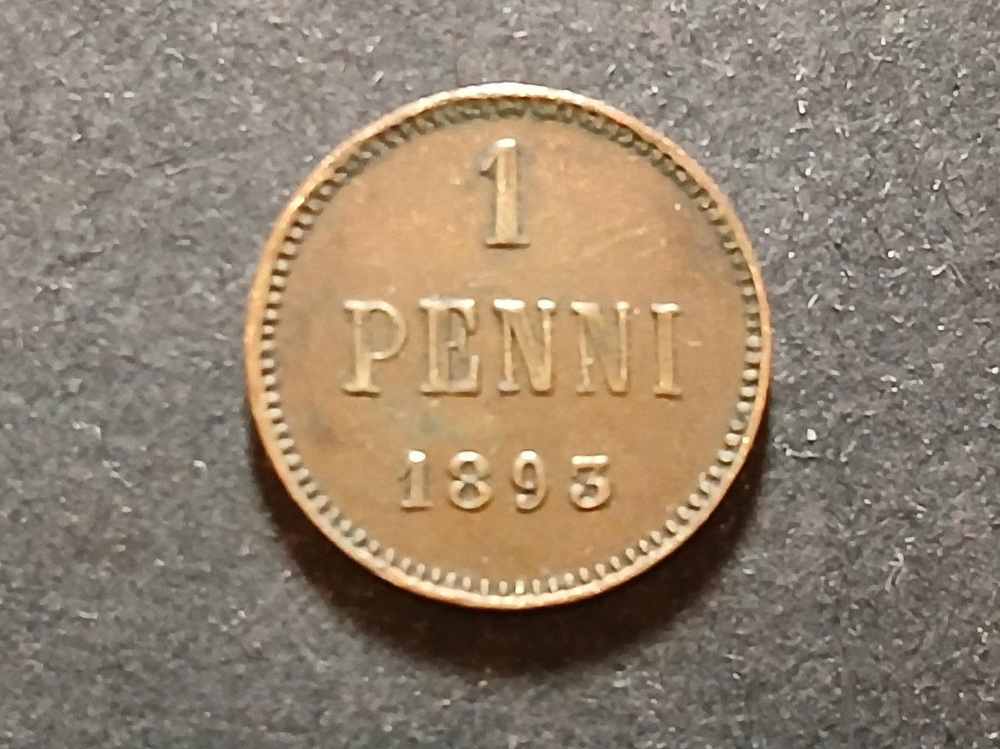  Finlândia - 1 Penni 1893   