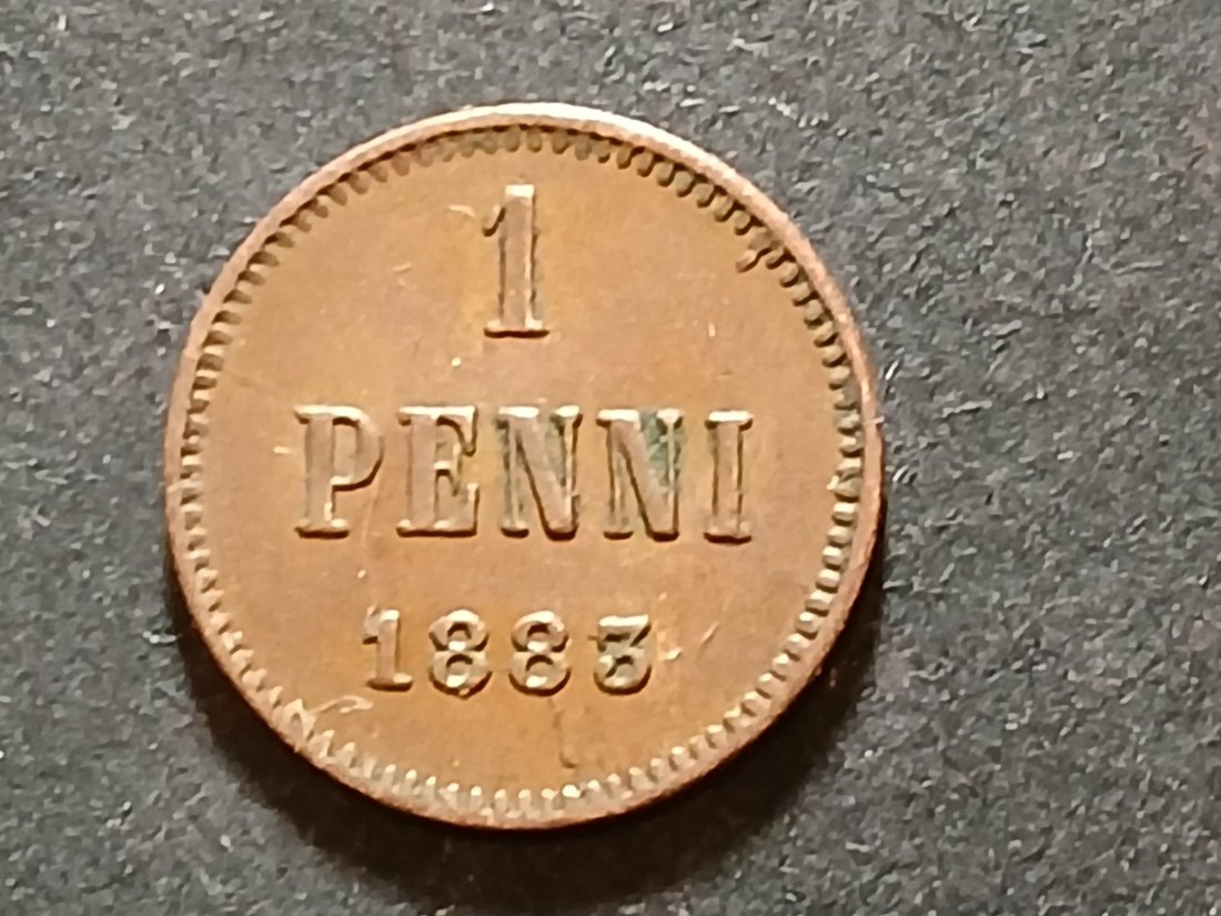  Finlândia - 1 Penni 1883   