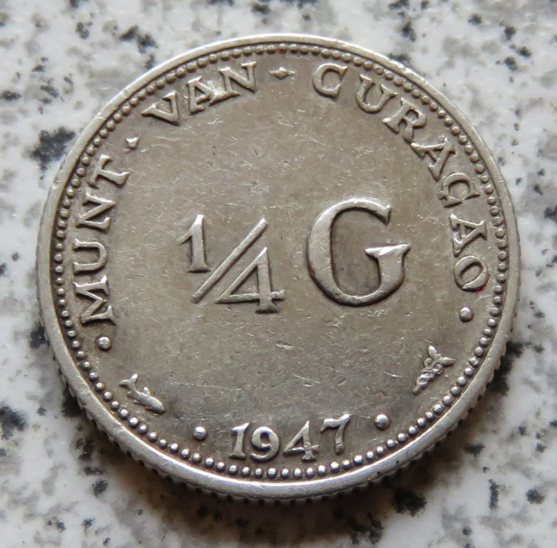  Curacao 1/4 Gulden 1947   