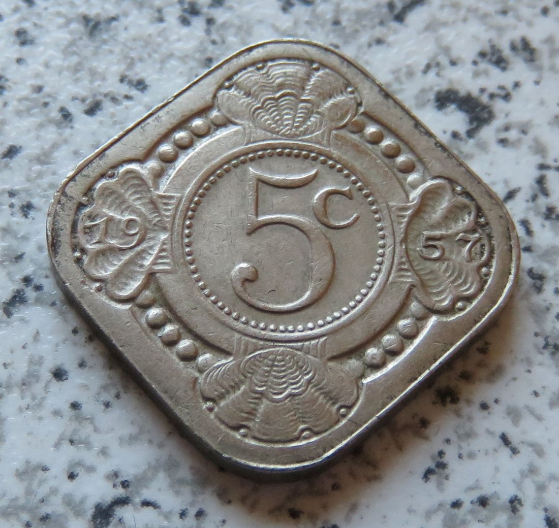  Niederländische Antillen 5 Cents 1957   