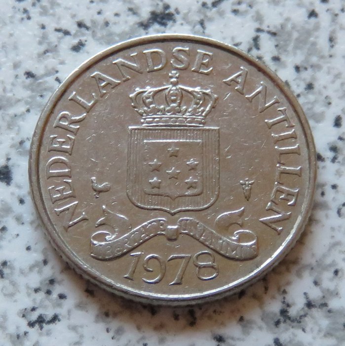  Niederländische Antillen 25 Cents 1978   