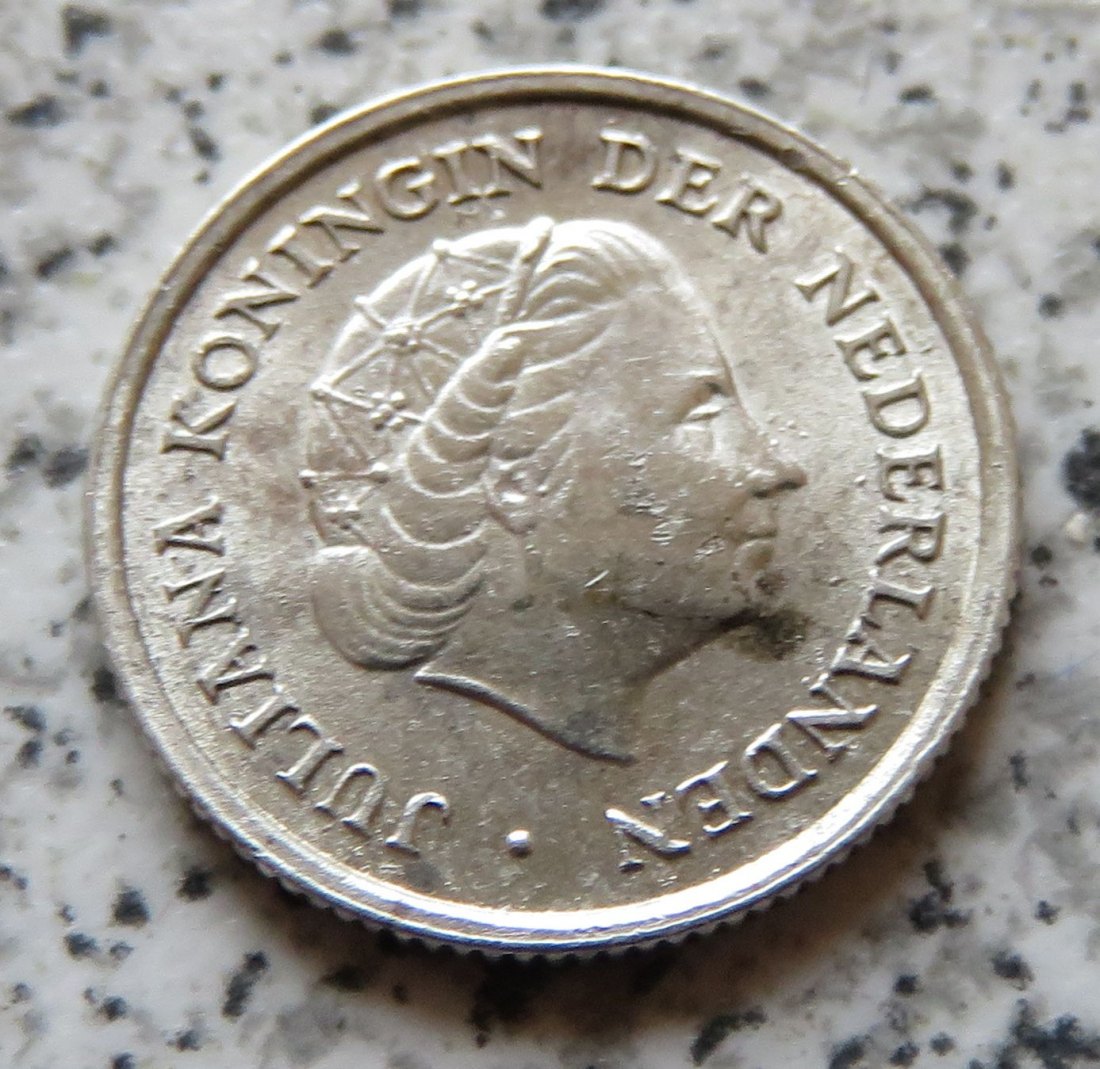  Niederländische Antillen 1/10 Gulden 1962   