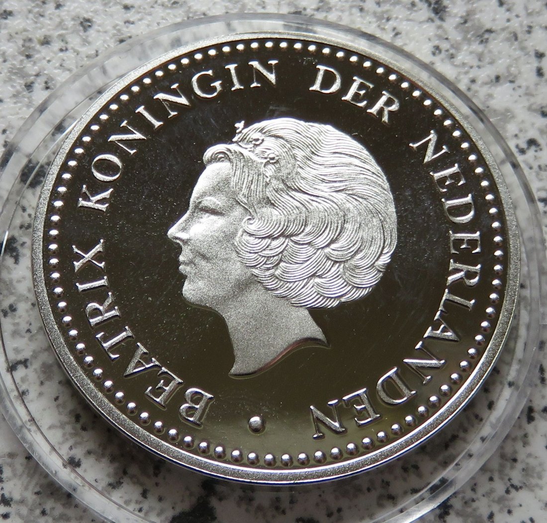  Niederländische Antillen 25 Gulden 1997, 25 Gramm 925-er Silber, Auflage 15.000 Stück   