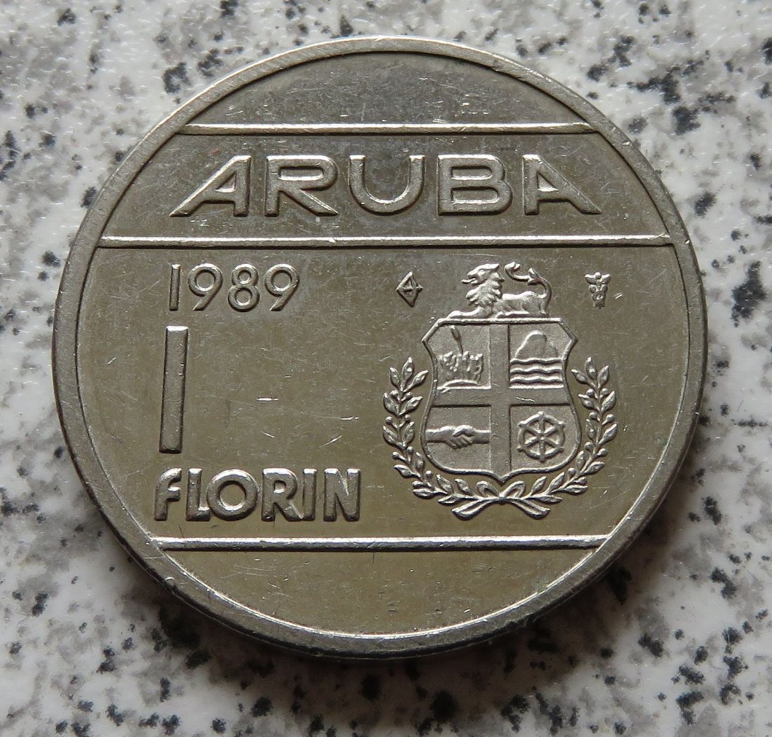  Aruba 1 Florin 1989   