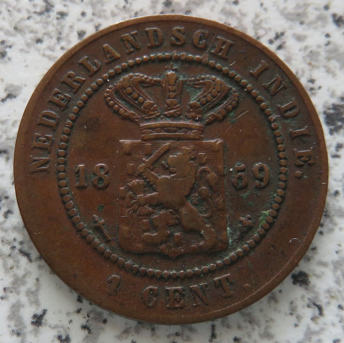  Niederländisch Indien 1 Cent 1859   