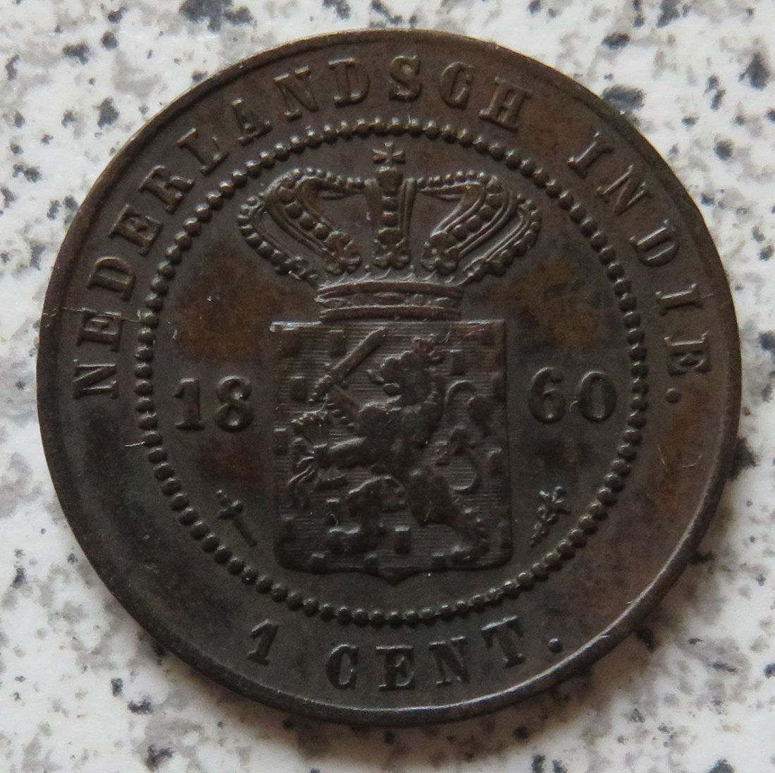  Niederländisch Indien 1 Cent 1860   