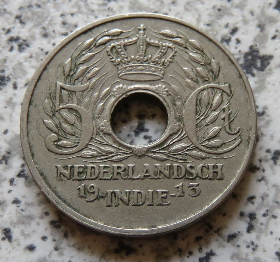  Niederländisch Indien 5 Cents 1913   